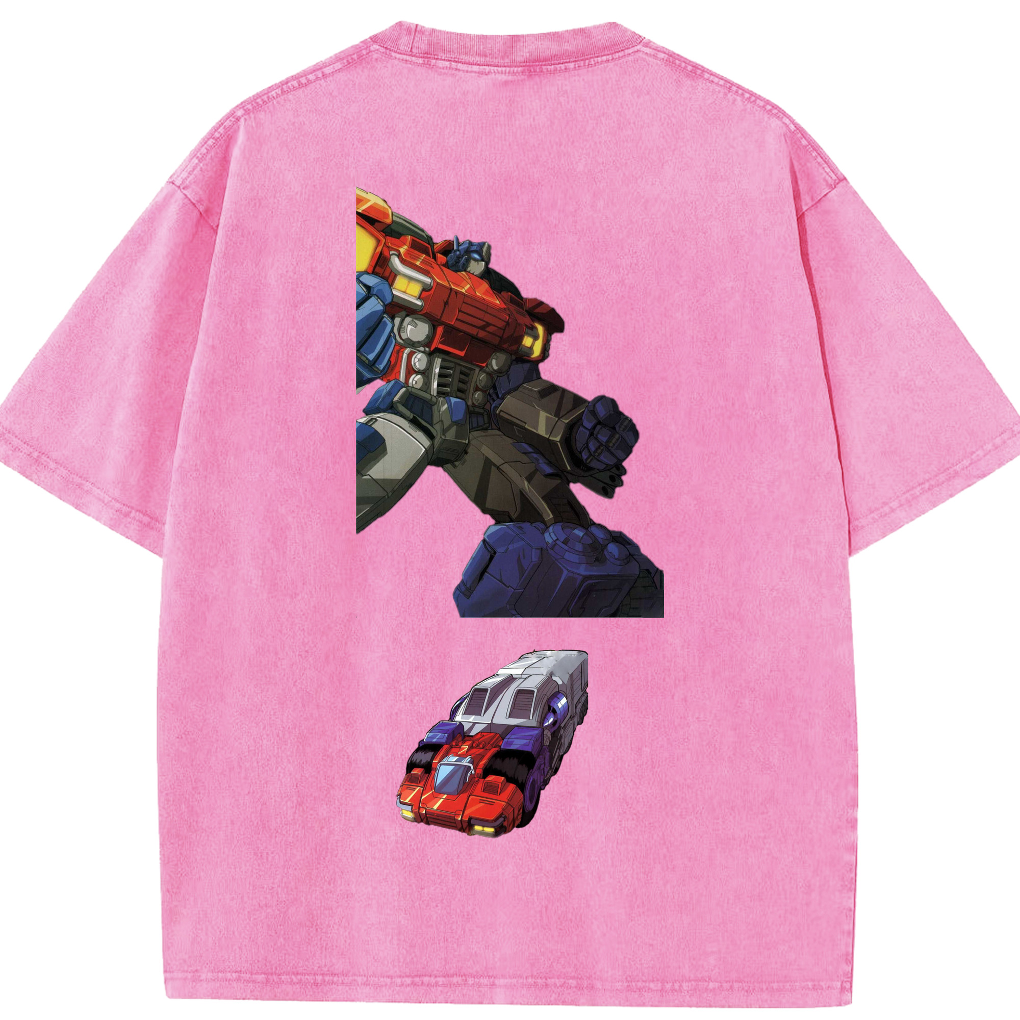 （画像用）  綿100% ヴィンテージ風 半袖Tシャツ（背面プリント）